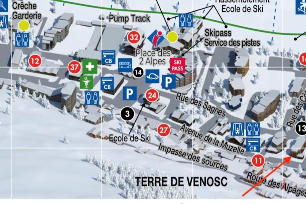 Au Centre De La Station, Entierement Renove, , Parking Prive Et Wifi Gratuit Appartement